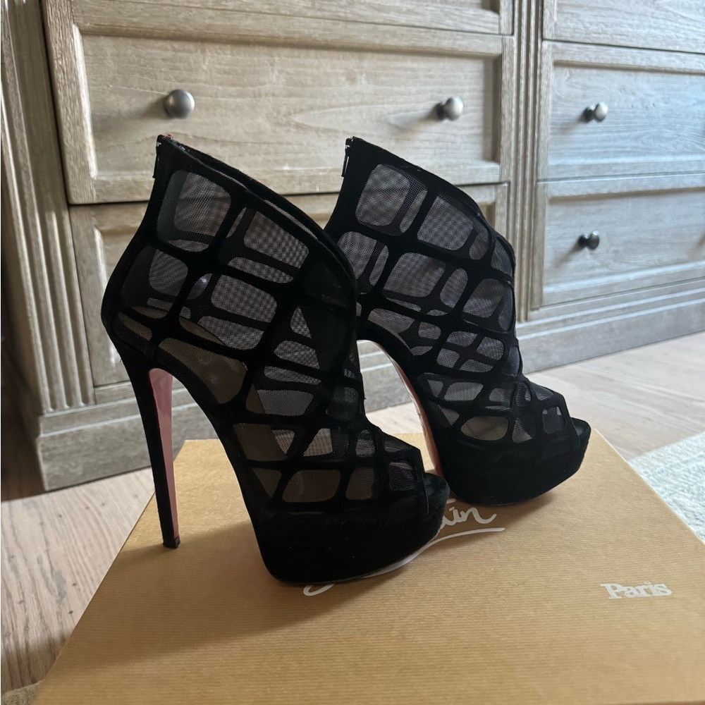 Authentic Christian Louboutin Black Heels
